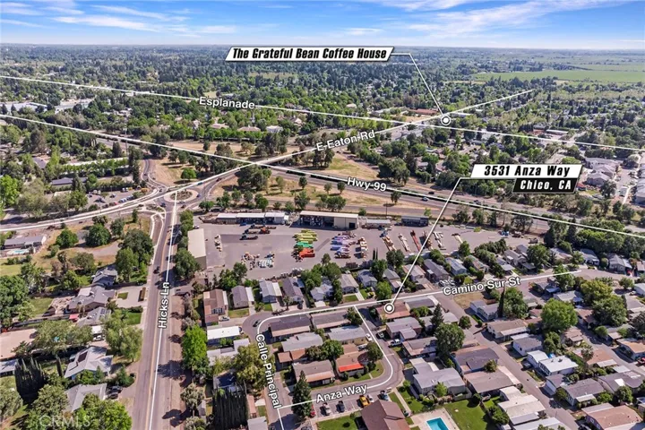 Easy access to Hwy 99