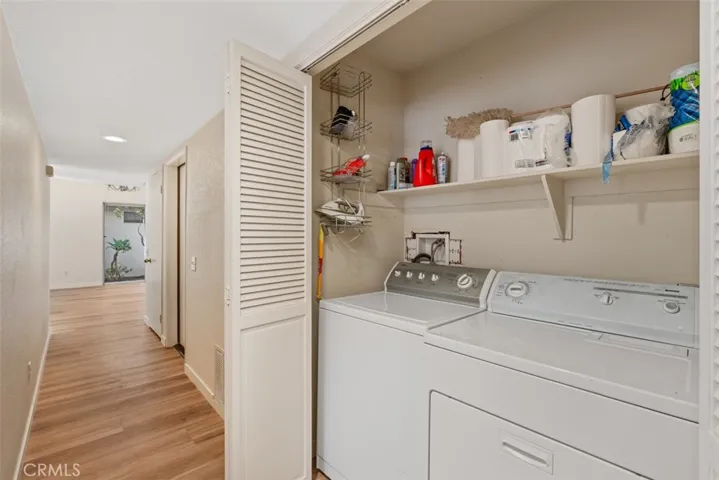 Laundry in Hallway