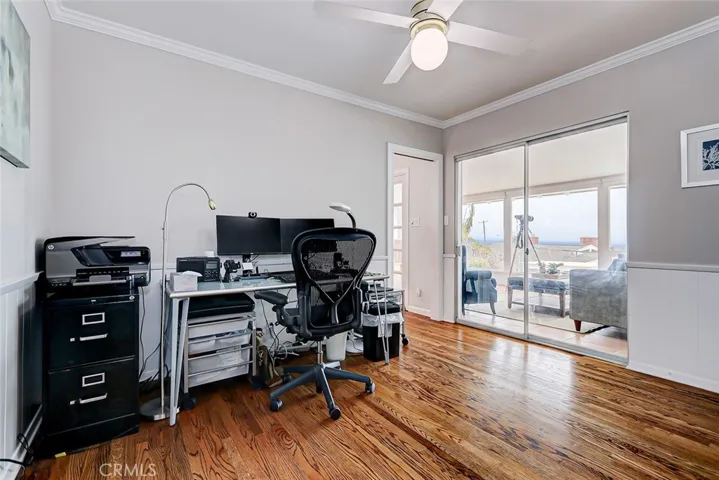 4th Bedroom/Office with ocean view through slider