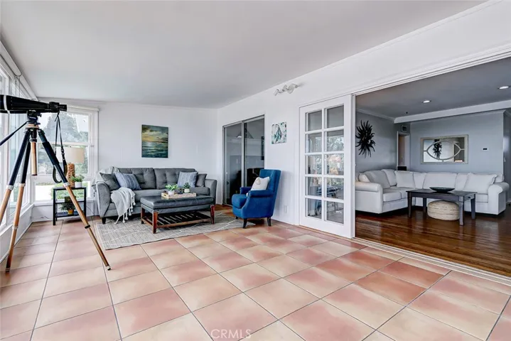 Sunroom facing toward living room