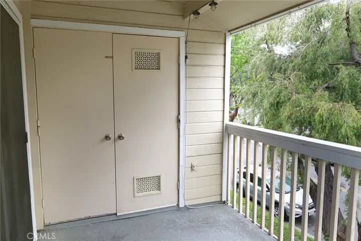 Laundry closet