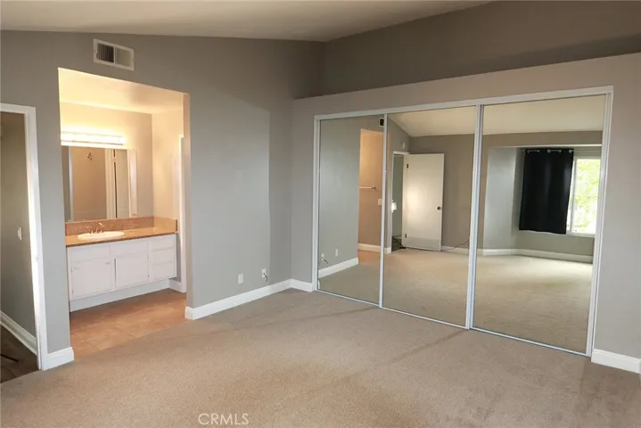 Primary bedroom with bathroom