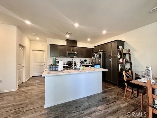 Kitchen and dining area