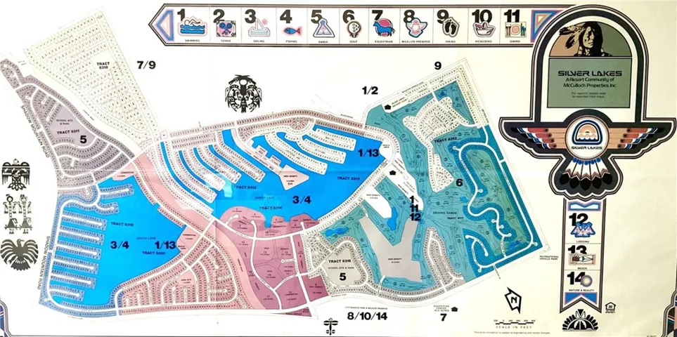 Silver Lake Town Map