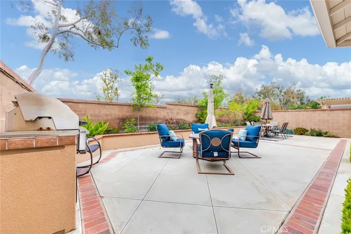 Low Maintenance Backyard- Patio Furniture and BBQ included