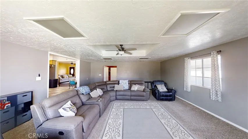 Step down family room