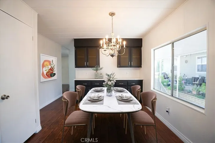 Virtually Staged Dining Area