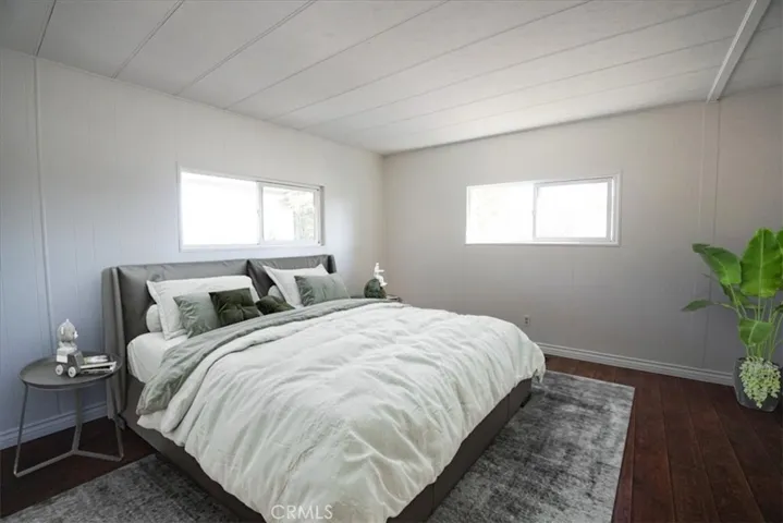 Virtually Staged Master Bedroom