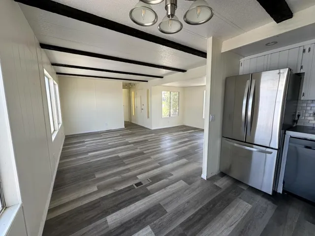 Living area and front entrance