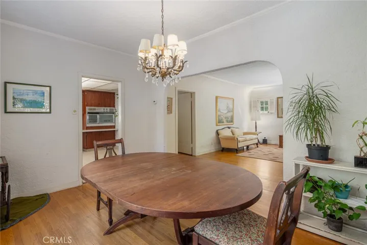 Dining Room Looking Into Kitchen & Living Room