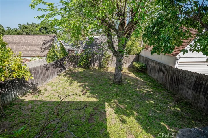 Back Yard Facing Back