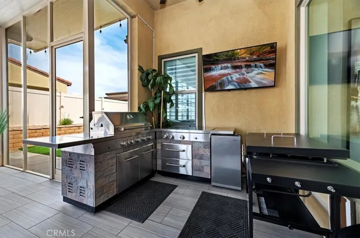 Covered BBQ Area