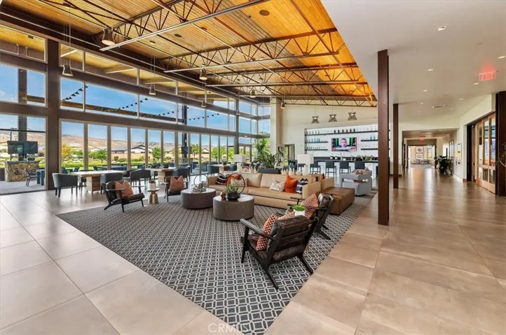 Clubhouse seating area