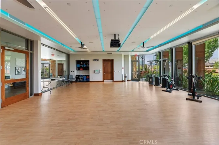 Community workout room
