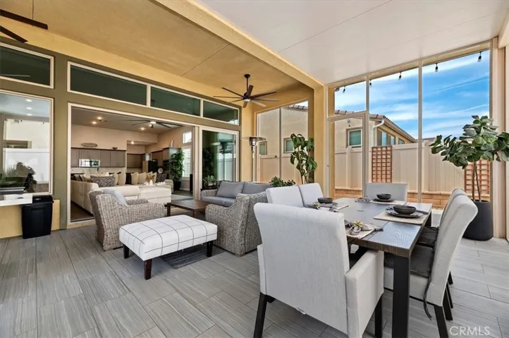 Enclosed patio