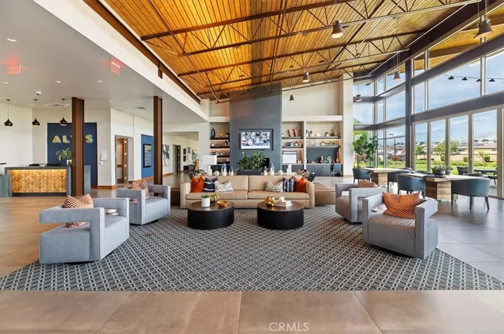 Clubhouse seating area