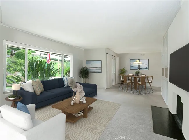Formal Living with virtual staging