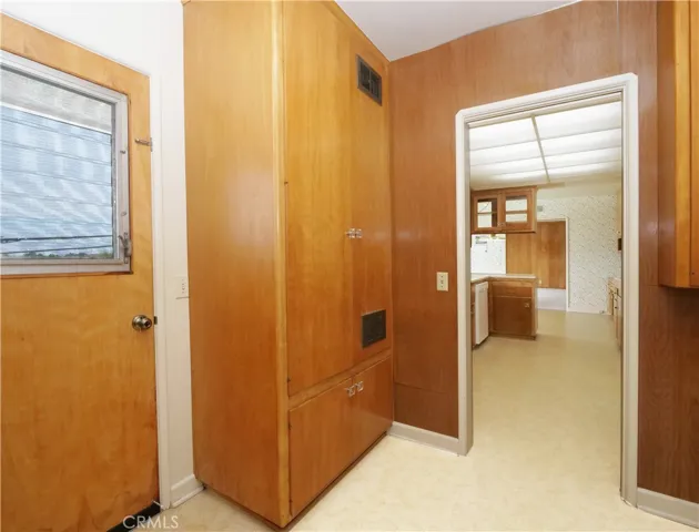 Pantry & door to the backyard