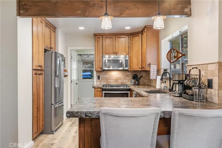Counter Bar Seating Updated Kitchen