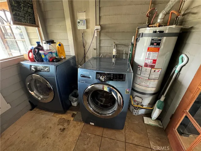 Indoor Laundry Room With Root Cellar Underneath