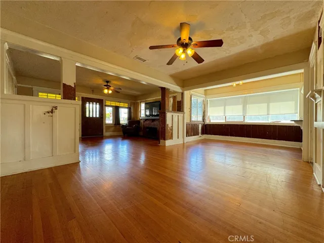 Family Room Opens Into The Dining Room