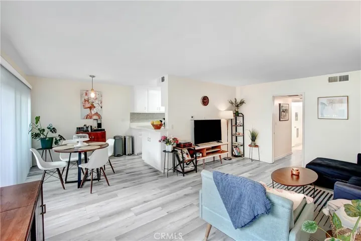 Large, bright living room