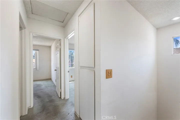 Hallway at the top of the stairs looking towards bedrooms #2 and #3 and the hallway bathroom!