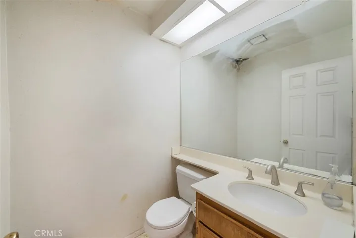 Downstairs powder room