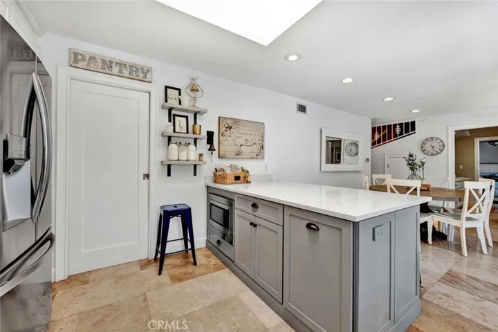 Door Opens to Large Walk-In Pantry