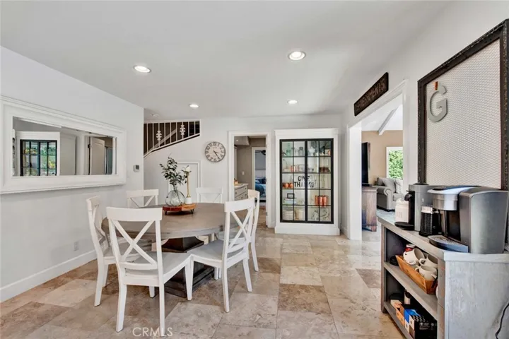 Wonderful Dining Room Open to Both Kitchen and Family Room
