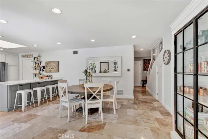 Chef's Dream Kitchen Open to Spacious Dining Room