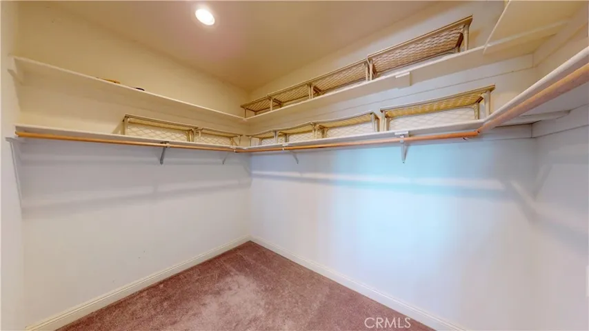 Primary walk in closet