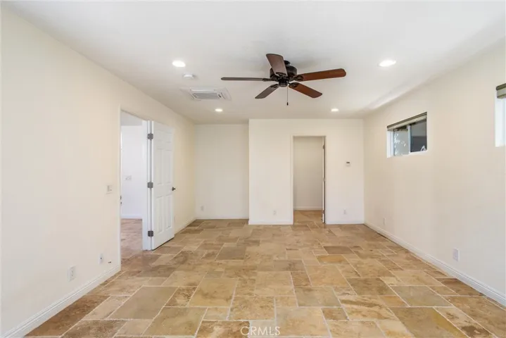 Bonus room with large closet