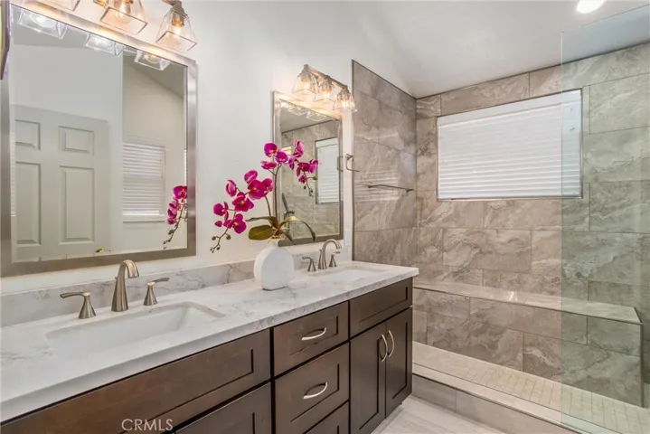 Master bathroom, completely remodeled