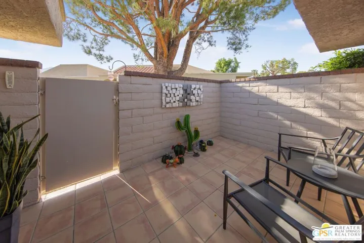 Private Patio off Primary Suite
