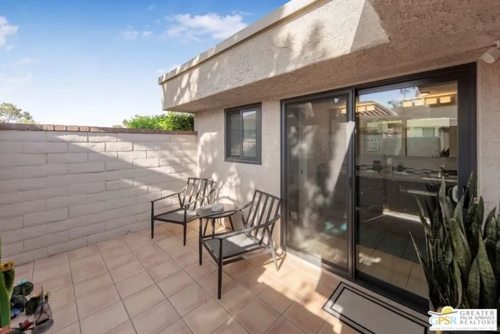 Private Patio off Primary Suite