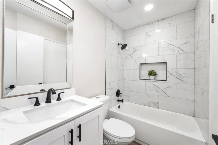 Fresh and clean.  Stylish fixtures for a sheik look.