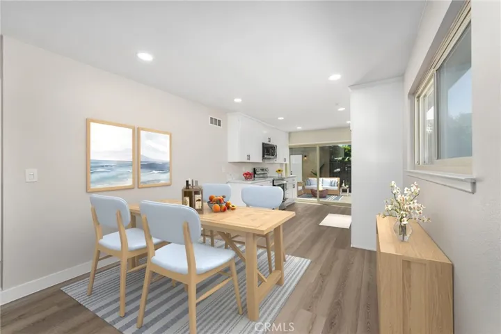 Virtually Staged Dining Area