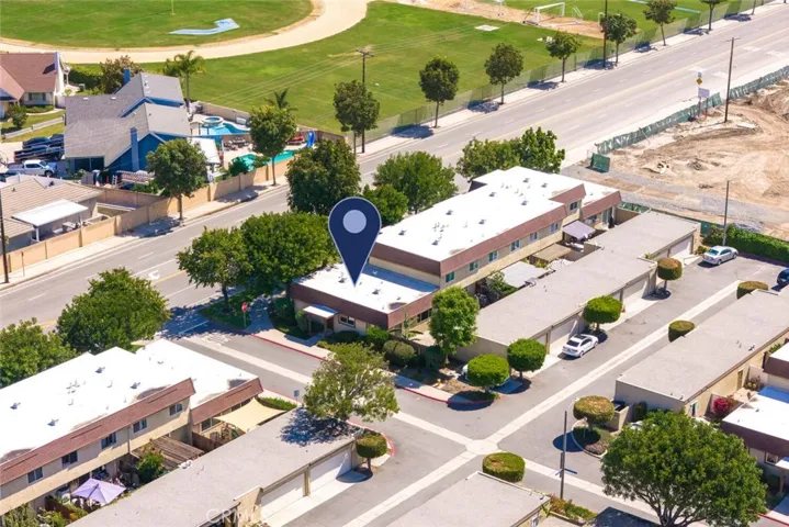 Aerial view of property location.