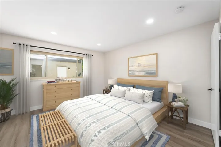 Virtually Staged Primary Bedroom