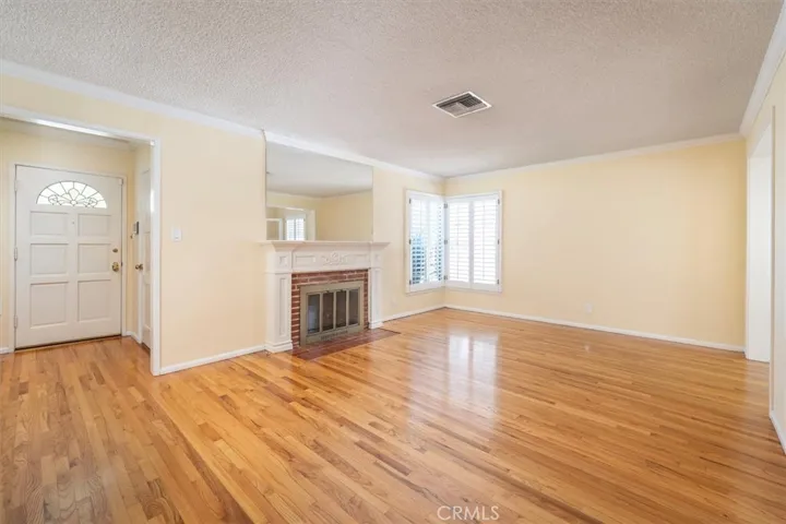 Living room leading to front door.