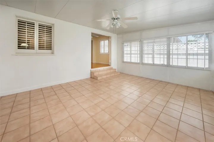 Enclosed patio