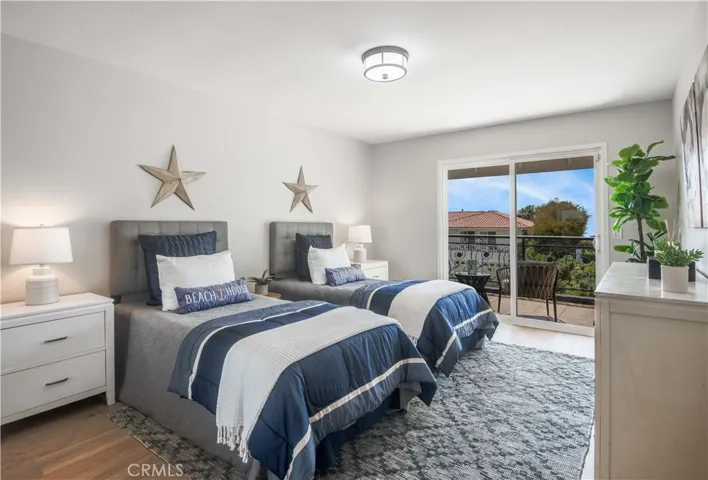 Bedroom to balcony view