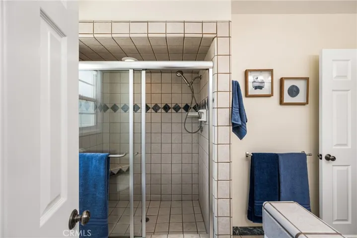 Main bathroom remodeled walk in shower