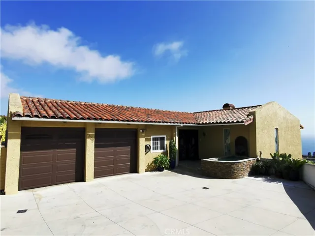 Garage and driveway