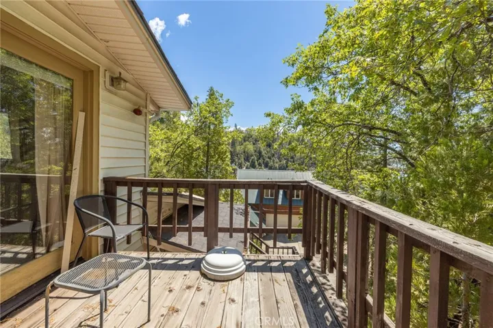 deck off dining area