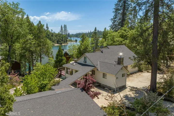 Aerial view showing closeness to lake