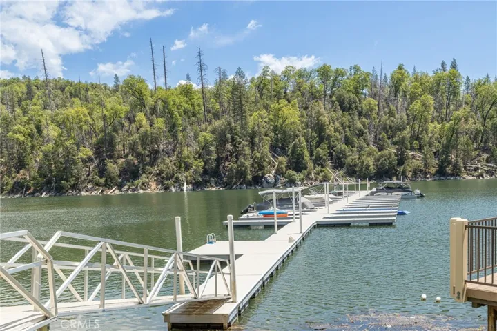 Willow Cove Creek Dock boat slip area