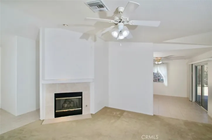 Fireplace in living room