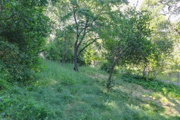 Flat, useable area for ADU or maybe a lot split and add second house?  Has it's own access